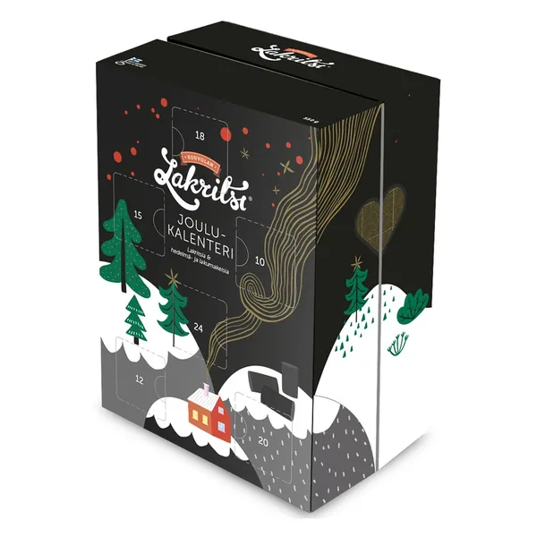 Lakritskalender / adventskalender - Kouvolan Lakritsi
